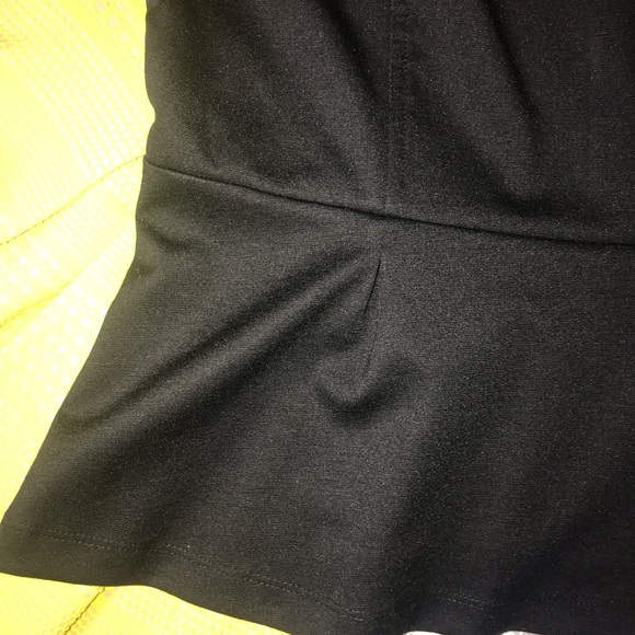 The Limited Black Sleeveless Peplum Top - Picture 6 of 8